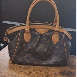 Louis Vuitton Tan and Brown Monogram Satchel